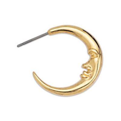 HALF MOON EARRINGS ΑΠΟ ΟΡΕΙΧΑΛΚΟ GBn