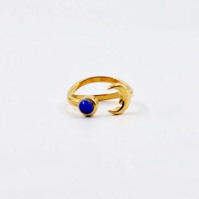 EYE & BLUE MOON RING GBn