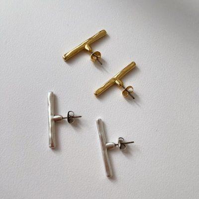 Ορειχάλκινα Σκουλαρίκια BAR EARRINGS GBn